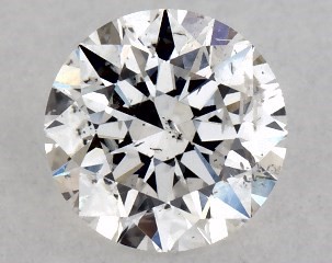 0.30 Carat F-I1 Excellent Cut Round Diamond