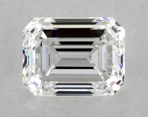 1.14 Carat F-IF Emerald Cut Diamond Tapered Baguette Diamond Engagement Ring