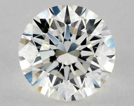This 2 carat round diamond I color VS1 clarity has Excellent proportions and a diamond grading report from IGI