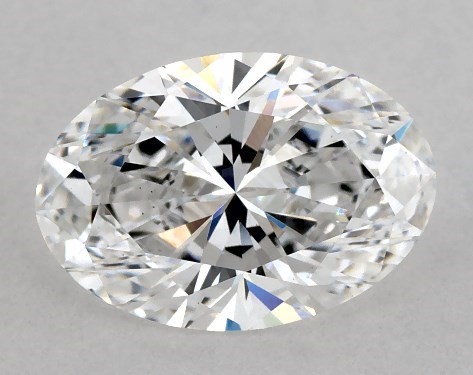 Lab-Created 1.64 Carat E-VS1 Oval Cut Diamond Marquise Diamond Accents Pavé Basket Engagement Ring