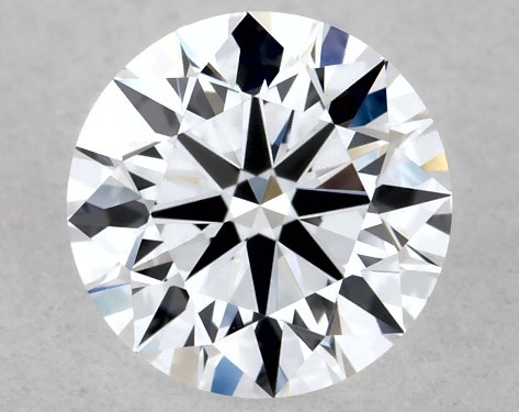 Lab-Created 0.50 Carat D VVS2 Ideal Cut round diamond