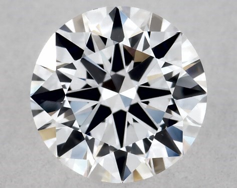 Lab-Created 0.50 Carat D VVS2 Excellent Cut round diamond