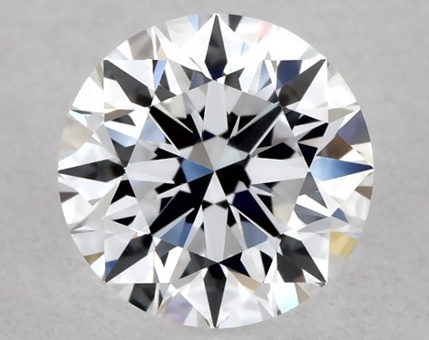 Lab-Created 0.50 Carat D VVS2 Excellent Cut round diamond
