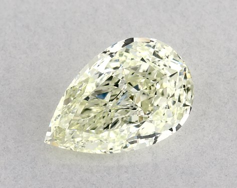  0.57 Carat Green VVS2  pear diamond