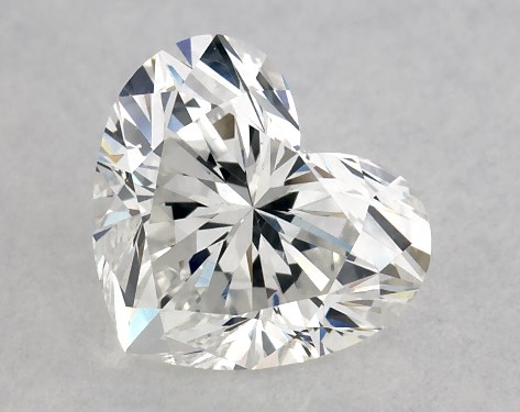  1.01 Carat F SI1  heart diamond