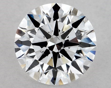 Lab-Created 1.50 Carat D SI1 Ideal Cut round diamond