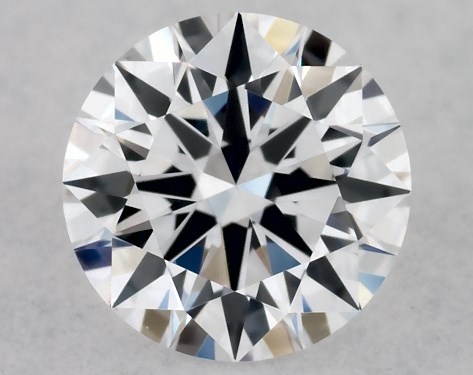 Lab-Created 0.50 Carat D VVS2 Ideal Cut round diamond