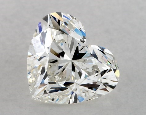  1.00 Carat H SI1  heart diamond