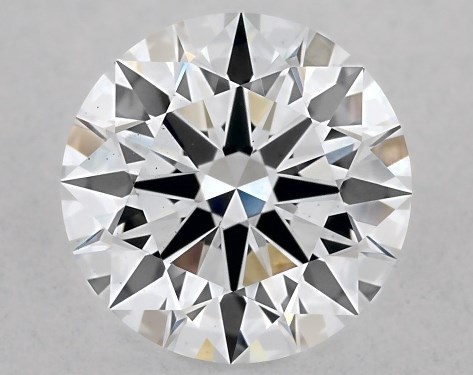 Lab-Created 1.64 Carat F-VS2 True Hearts&lt;sup&gt;TM&lt;/sup&gt; Cut Round Diamond Halo Cushion Outline Pavé Engagement Ring