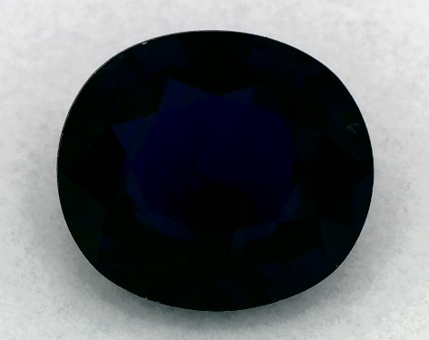 2.27 Carat Oval Natural Blue Sapphire