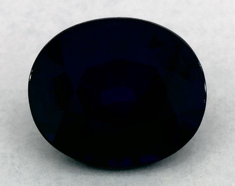 2.50 Carat Oval Natural Blue Sapphire