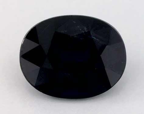 2.40 Carat Oval Natural Blue Sapphire