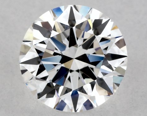 Lab-Created 1.00 Carat D VS2 Ideal Cut round diamond