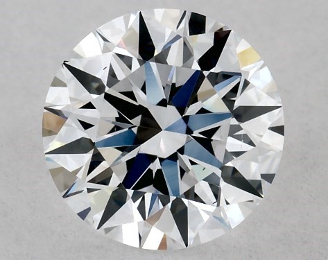 Lab-Created 1.00 Carat D VS2 Ideal Cut round diamond