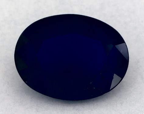 2.05 Carat Oval Natural Blue Sapphire