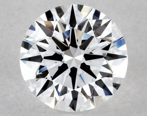 This Lab-Grown diamond 1.13 carat round D color VVS2 clarity has Ideal proportions and a diamond grading report from IGI
