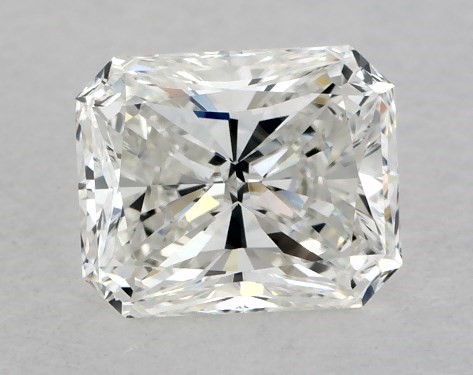 This 1.01 carat radiant diamond G color VVS2 clarity has Very Good proportions and a diamond grading report from GIA