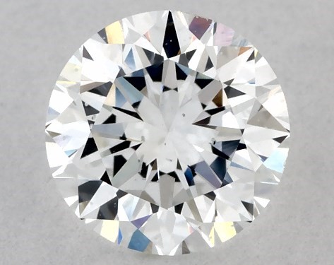 White hot sale round diamond