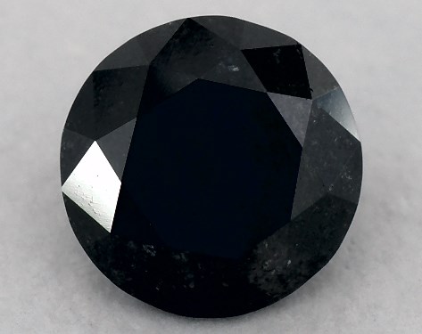 Natural fancy clearance black diamonds