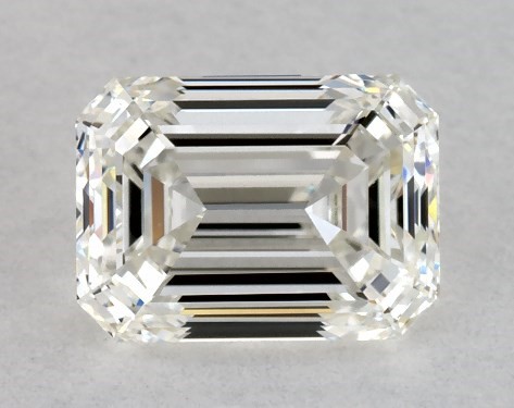 This 1.21 carat emerald diamond I color VS1 clarity has Good proportions and a diamond grading report from GIA