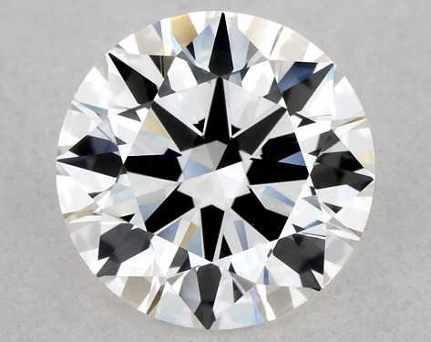 This 0.73 carat round diamond H color VS1 clarity has Excellent proportions and a diamond grading report from GIA