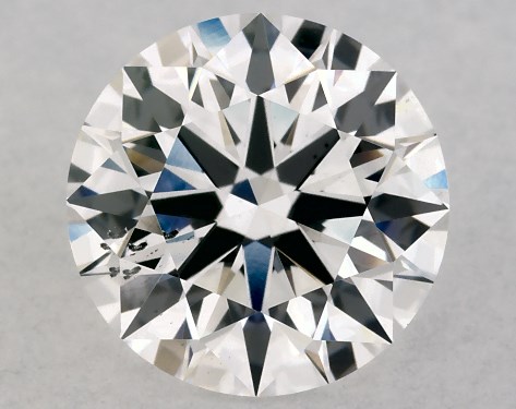 This Lab-Grown diamond 1.58 carat round D color SI1 clarity has Ideal proportions and a diamond grading report from IGI