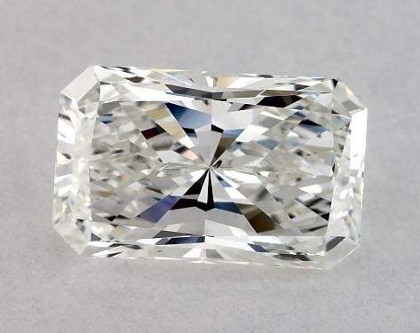 GIA 1.01 Carat H-SI1 Very Good Cut Radiant Diamond