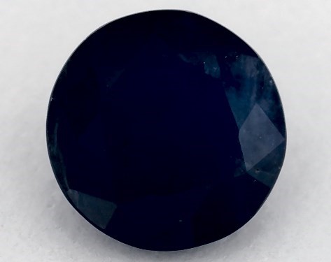  1.25 Carat Blue Sapphire   Round gemstones