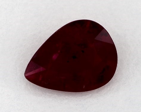  1.34 Carat Ruby   Pear gemstones