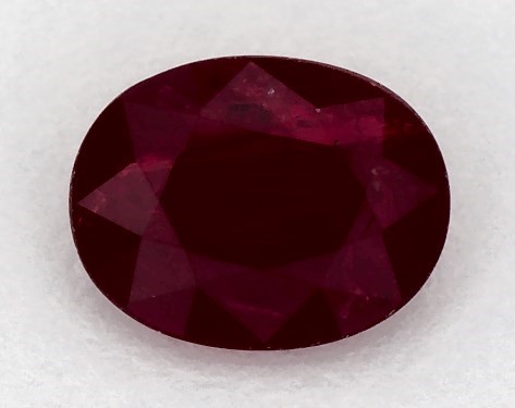  1.20 Carat Ruby   Oval gemstones