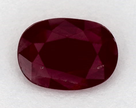  1.22 Carat Ruby   Oval gemstones