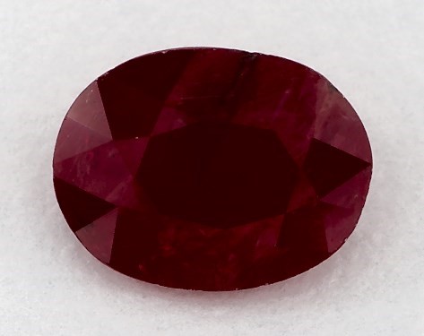  1.29 Carat Ruby   Oval gemstones