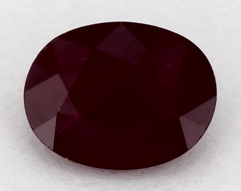  1.33 Carat Ruby   Oval gemstones