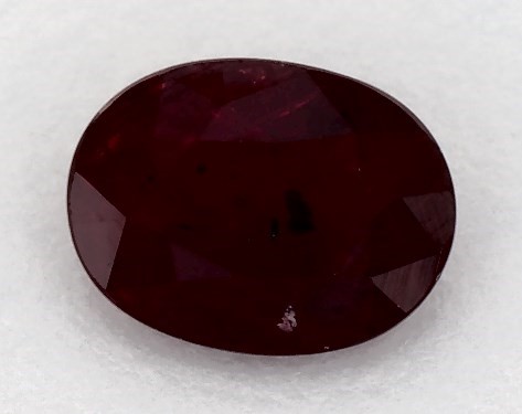  1.27 Carat Ruby   Oval gemstones