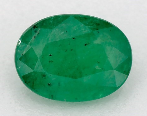 1.31 Carat Green Emerald   Oval gemstones