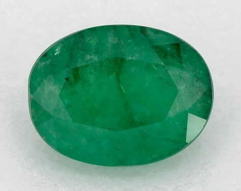  1.35 Carat Green Emerald   Oval gemstones
