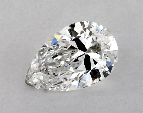 GIA 1.00 Carat F-SI1 Very Good Cut Pear Diamond