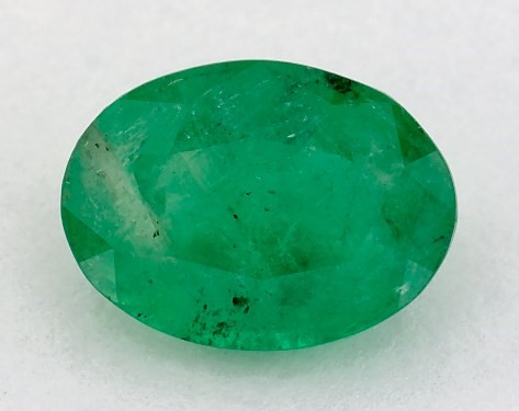  1.06 Carat Green Emerald   Oval gemstones