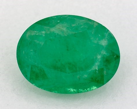  1.06 Carat Green Emerald   Oval gemstones
