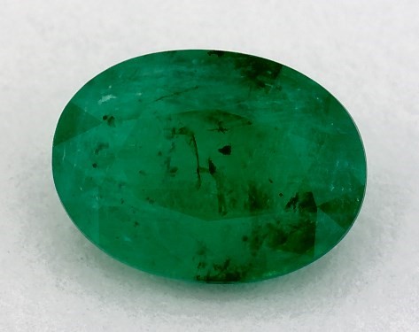  1.00 Carat Green Emerald   Oval gemstones