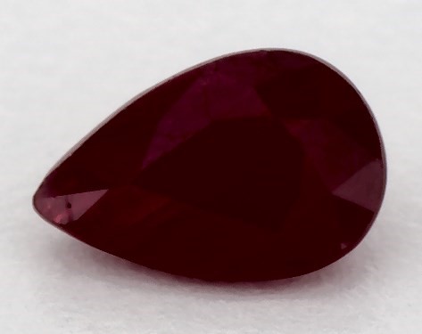  1.03 Carat Ruby   Pear gemstones