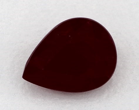  1.11 Carat Ruby   Pear gemstones