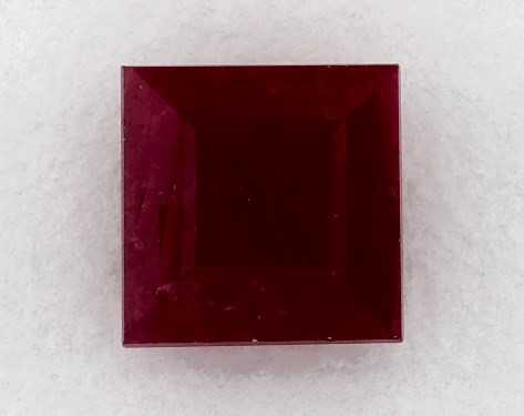  1.07 Carat Ruby   Princess gemstones