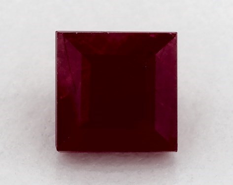  1.10 Carat Ruby   Princess gemstones