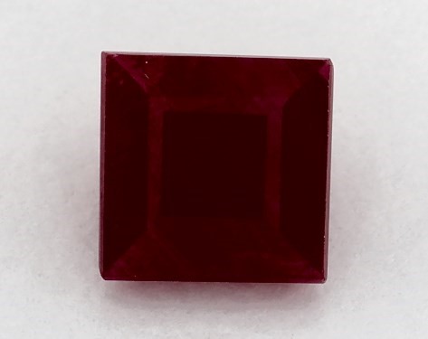  1.14 Carat Ruby   Princess gemstones
