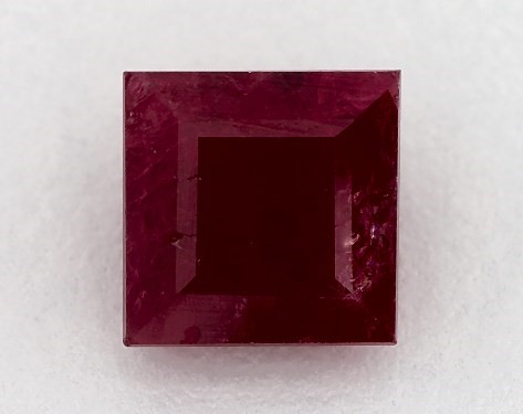  1.11 Carat Ruby   Princess gemstones