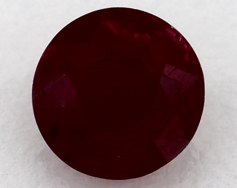  1.09 Carat Ruby   Round gemstones