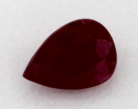  1.31 Carat Ruby   Pear gemstones