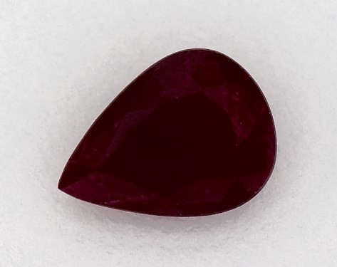  1.35 Carat Ruby   Pear gemstones