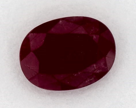  1.29 Carat Ruby   Oval gemstones